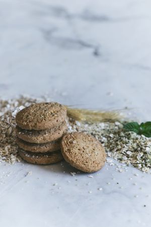 Close-up of some delicious cookies