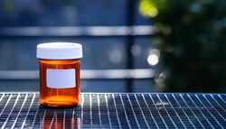 orange medicine bottle