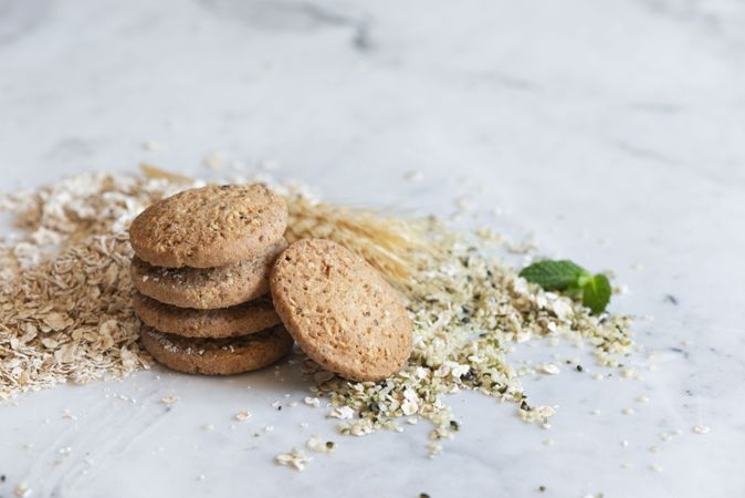 Close-up of some delicious cookies