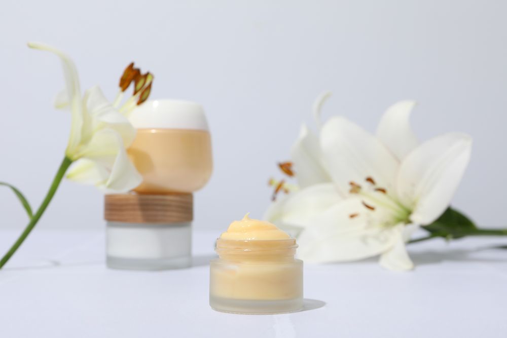 Concept of skin and body care, cream cosmetic