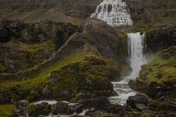 Lower Dynjandi Waterfall Iceland