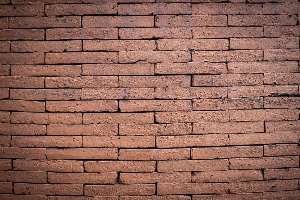 Red brick wall texture background