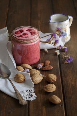 Healthy fruit vegetarian meal