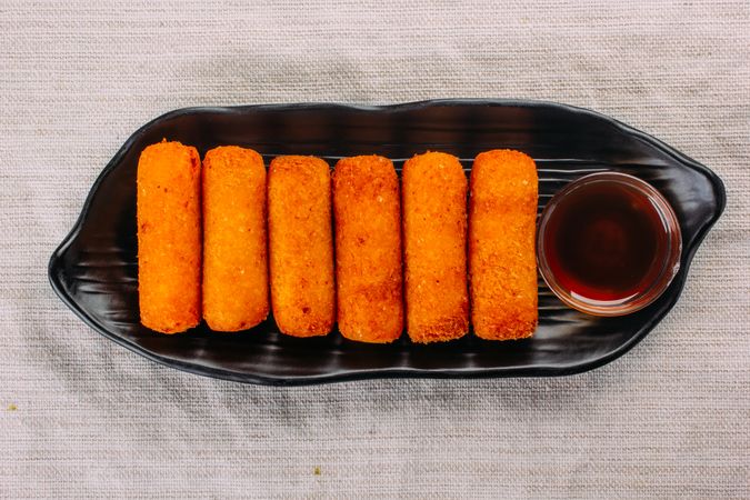 Venezuelan typical food, cheese stick, tequeños