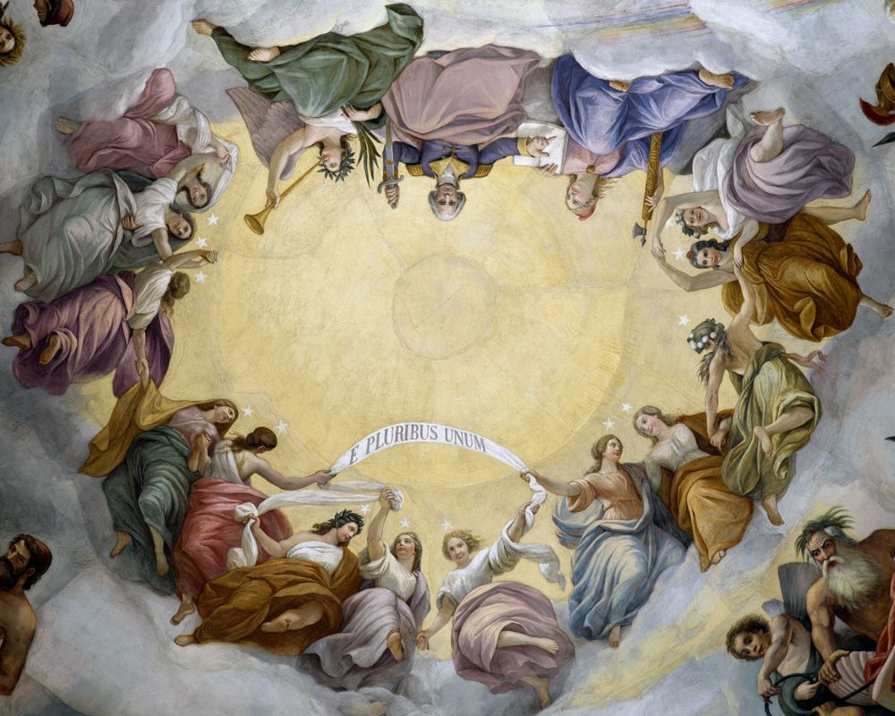 U.S. Capitol Dome Ceiling, Washington D.C.