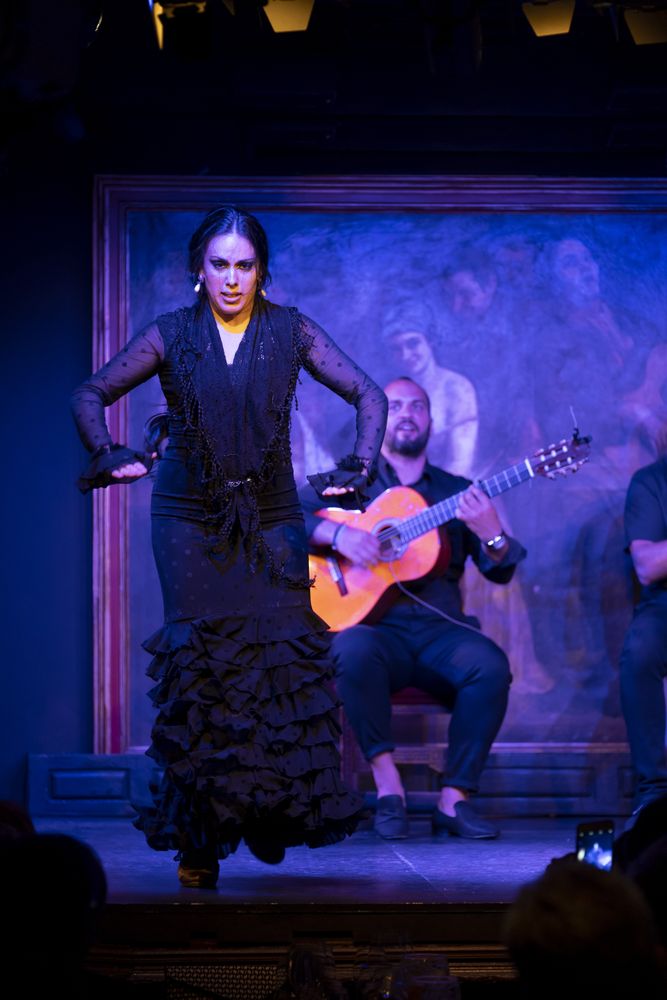 Flamenco performance on stage