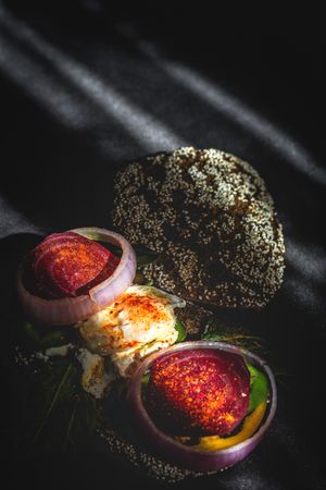 Homemade vegetable sandwich