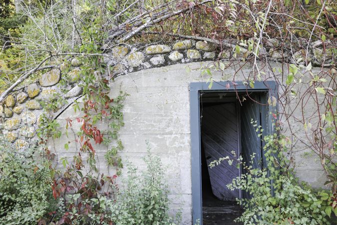 The root cellar at the Joyce Estate in Bovey, Minnesota