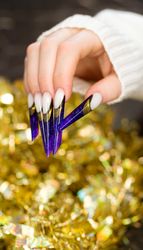 Elegant Long Coffin Nails