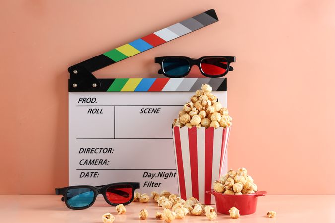 Concept Popcorn Date Movie Night