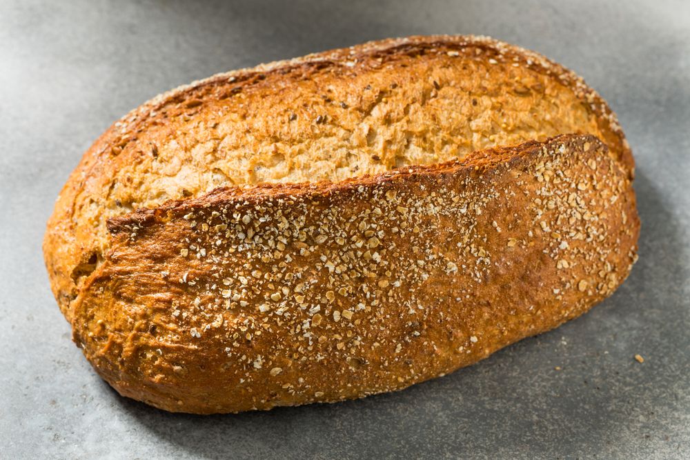 Organic Rustic Whole Grain Italian Bread Loaf