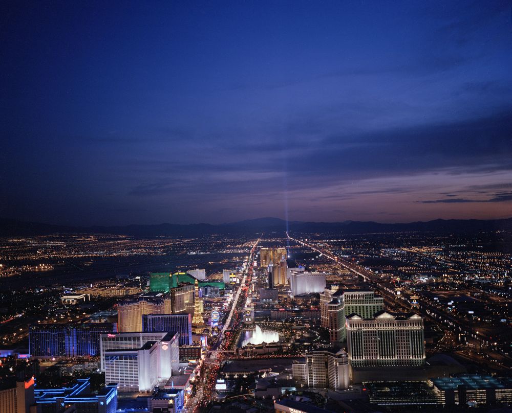 Dusk in Las Vegas, Nevada