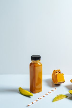 Mango and pumpkin smoothie