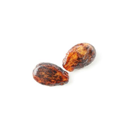 Watermelon seeds isolated on plain background. Summer fruit