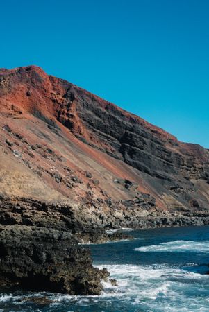 Red hills in Lanzarote