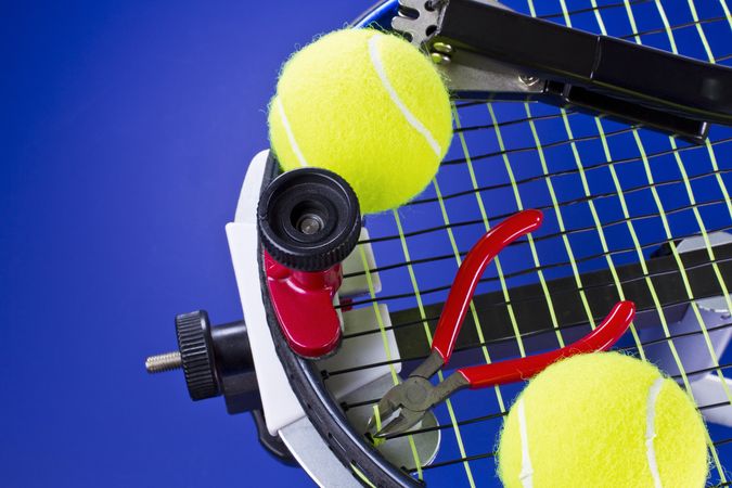 Tennis racket maintenance