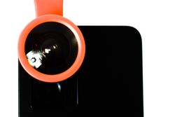 Lens accessory on smartphone camera