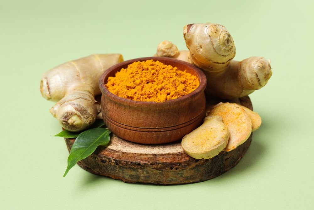 Fragrant seasoning - turmeric, one of the main ingredients in Indian curry