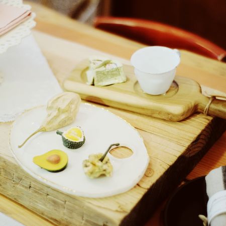 Dried fruit on wooden table