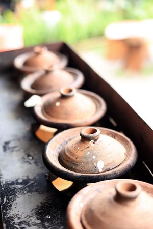 Surabi Bandung Indonesian Traditional Pancakes using Earthen Clay Pan.