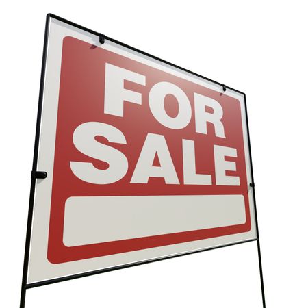 Right Facing For Sale Real Estate Yard Sign