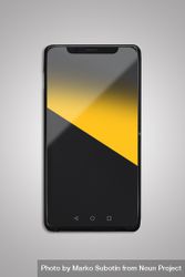 Smart phone with dark and yellow screen 5ovrG0
