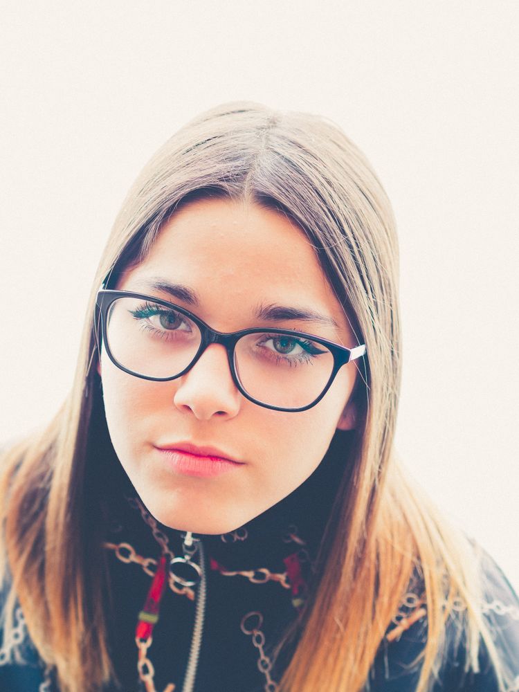 Woman in eyeglasses