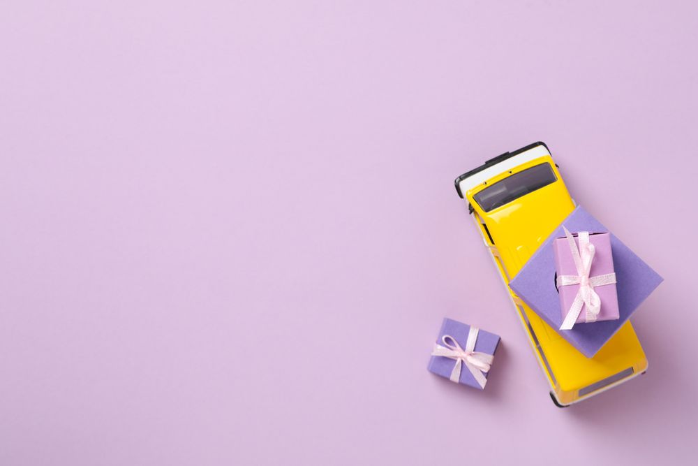 Concept of shopping, space for text