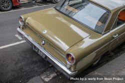 Vintage olive colored car 5RzvR5