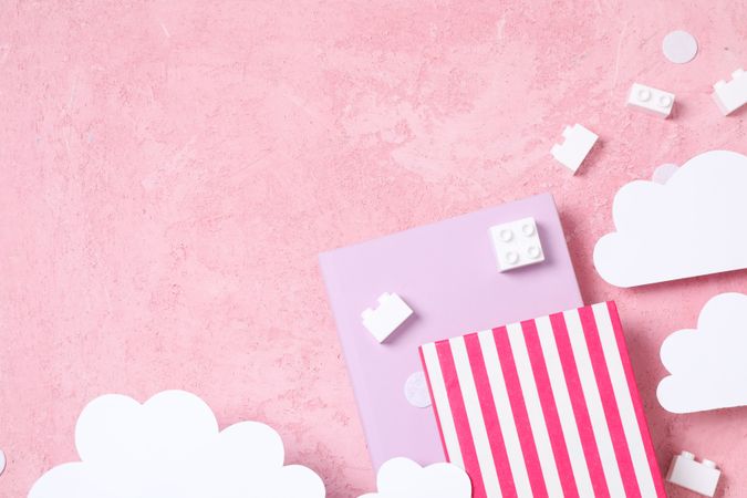 Book for baby, concept of literature for children and baby