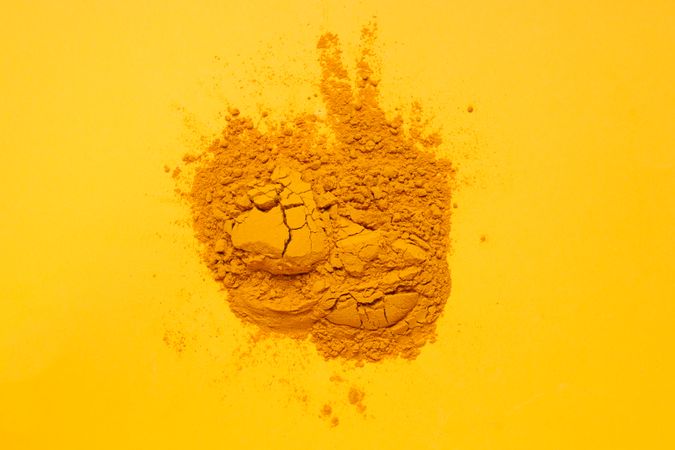 Fragrant seasoning - turmeric, one of the main ingredients in Indian curry
