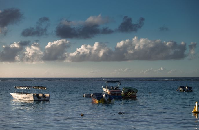 Boats looking out to the Indian Ocean