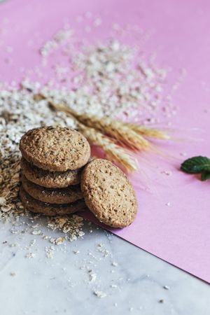 Close-up of some delicious cookies