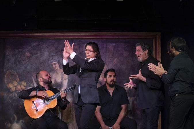 Flamenco performance on stage
