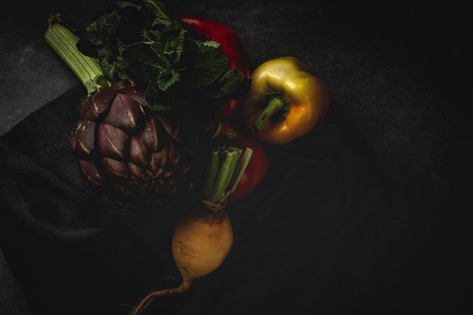 Mix of fresh vegetables