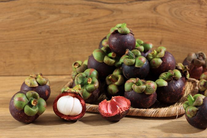 Manggis Mangosteen Queen of Fruit, South East Asian Fruit
