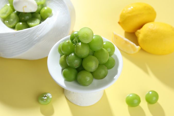 Fresh Small Shine Muscat Green Grapes