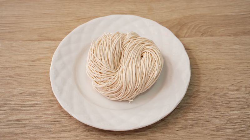 Raw dried Misoa or Misua, thin noodles, chinese food