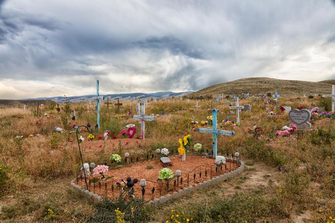 Shoshone Tribal Cemetery, Fort Washakie, Wyoming
