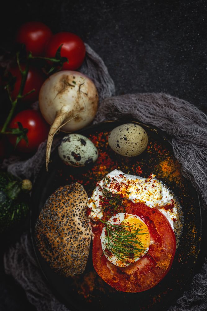 Homemade vegetable sandwich
