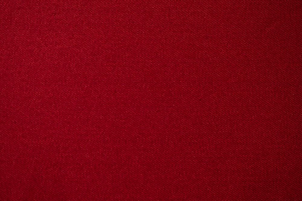Flat view detailed Red silky fabric background texture.