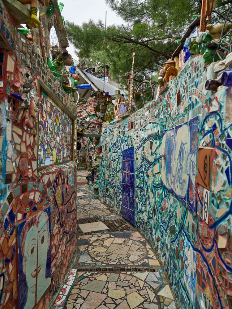 “Immersive art” at Philadelphia’s Magic Gardens on Philadelphia, Pennsylvania