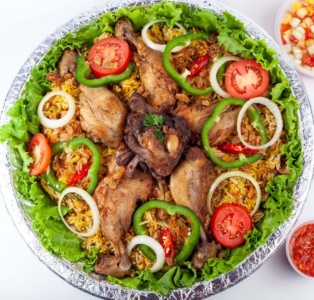 Middle East Food Top View