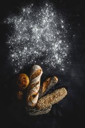 Natural Assortments of homemade breads
