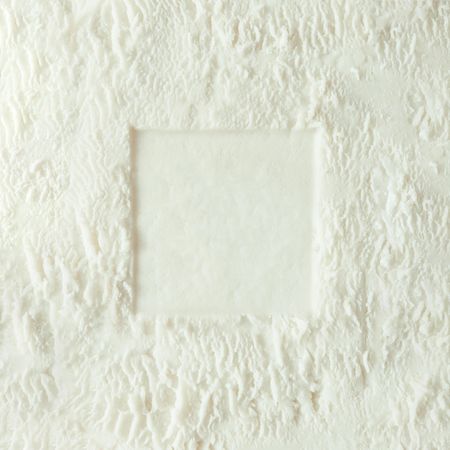 Vanilla ice cream light texture with square