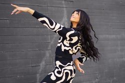 Dancer pointing