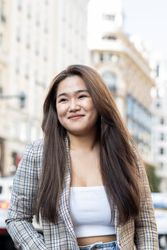 Portrait of a young Asian woman