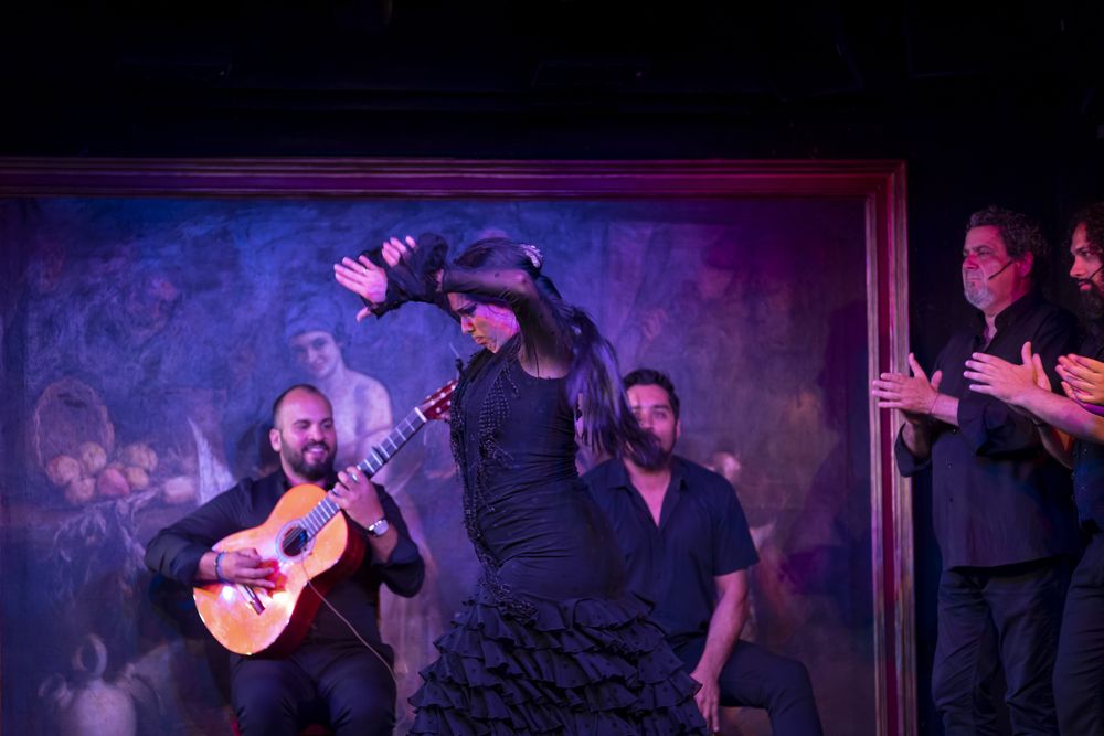 Flamenco performance on stage