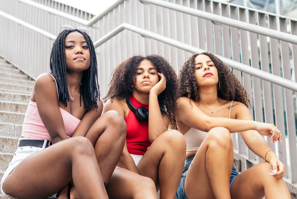 Stylish and Confident Young Black Women