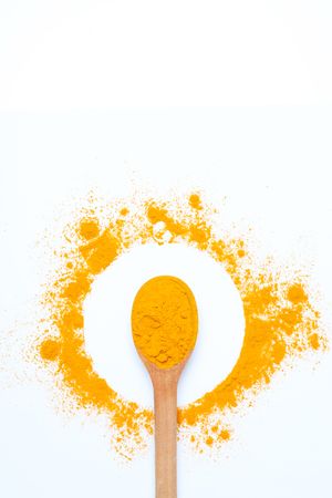 Fragrant seasoning - turmeric, one of the main ingredients in Indian curry